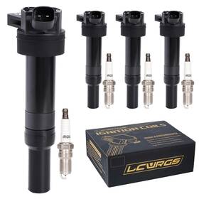 156393 Lcwrgs Set Of 4 Ignition Coil Pack Spark Plugs Fits For 2012 2013 2014 2015 2016