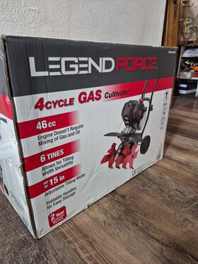 A063001 Legend Force 15 Inch 46 Cc Gas Powered 4-cycle Cultivator