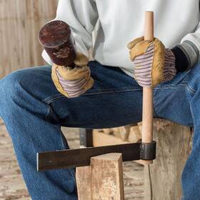 Lehmans 819531024221 Wood-splitting Froe Made Of Hickory And Steel For Woodworking Making K Inch
