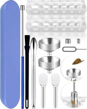 Leleluk 445057916936 11-piece Lab Tool Kit - Home And Supplies With Micro Funnels Scoops Co