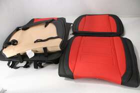 Lingzhu01 Lingzhu Lingvido Leather Car Seat Covers Waterproof Faux Automotive