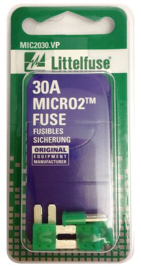 Mic2030.vp Littelfuse Micro2 Green 32v 30 Amp Blade Fuse Pack Of 5