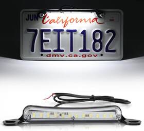 Livtee 710825806403 License Plate Led Light Extremely Bright Assembly For Trailer Utv Atv Truck Rv