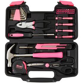 Lnsy 027685980199 39 Piece Tool Set General Household Hand Kit With Storage Case Basics Tools F