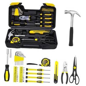 90070 Longhai 39 Piece Tool Set General Household Kit - Basic Home Small Yellow