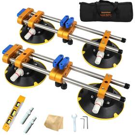 Pgjfq-13 Lonsge Upgrade 2 Pack Seamless Seam Setter With 6 Inch Vacuum Suction Cups Granite