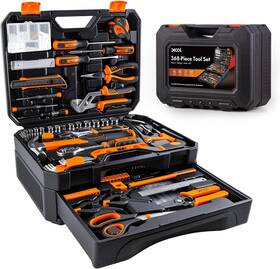Xl0195 &lrm Xool 368 Piece Home Repair Tool Kit With Drawer Toolbox