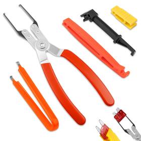 242241-us Lustrib 5pcs Relay Puller Pliers Automotive Fuse Removal Tool Car Vehicle Battery