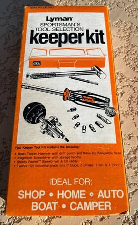 7031280 Lyman Vintage Sportsmans Tool Selection Keeper Kit Part Number