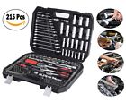 M215a Pcs Mechanic Tool Kits Auto Bikes Diy Reparing Sockets Ratchets
