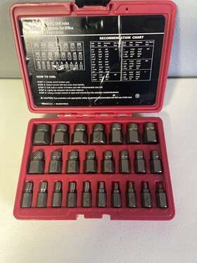 Scex25s Mac Tools 25 Pc. Drill Index Extractor Set