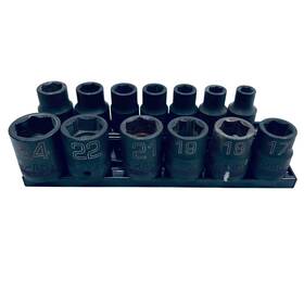 Svpm136brpt Mac Tools 13-pc 1/2 Inch Drive Metric Impact Socket Set - 6-pt