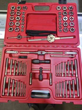 Mac Tools Td117combos Master Set Sae Metric 117-pc Tap Die Drill Extractor Td117combos-us