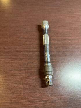 X6eklq Mac Tools 3/8 Inch Drive 6 Long Chrome Locking Extension Socket