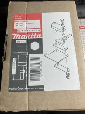 122431-4 Makita Genuine Scraper / Espatula For Hk1800 Hk1800l Hk1810 Free Ship