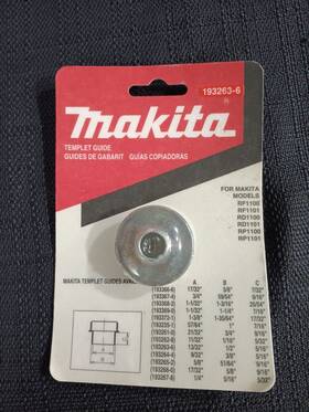 193263-6 Makita Templet Guide Models Rf1100 Rf1101 Rd1100 Rd1101 Rp1100 Rp1101
