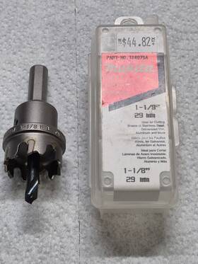 714075-a Makita 714075a 1-1/8 29mm Carbide Tipped Hole Cutter