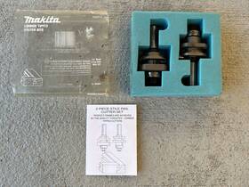 733337-a Makita Rare 2 Piece Carbide Tipped Router Bits Set Nos New In Package