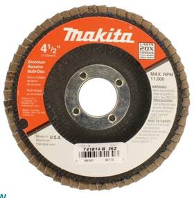 741814-b-10 Makita 741814-b Zirconium Abrasive Multi Disc 4 1/2-inch 10 Pack