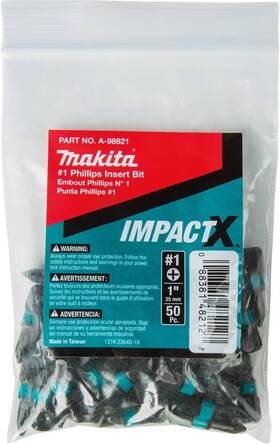 A-98821 Makita Screwdriver Game Tips 50 Pc