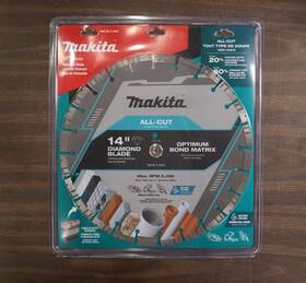 E-23341 Makita 14 Inch All-cut Segmented Rim Diamond Blade - New