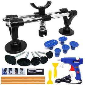 Bbg-009 Manelord Auto Body Repair Tool Kit Car Dent Puller With Double Pole Bridge Pulle