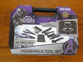 17873 Marvel Black Panther 82 Piece Household Tool Set Walmart Limited Edition Studios