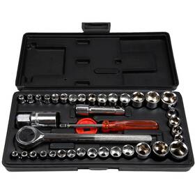 Tv-108630 Master Mechanic 205 Piece Mechanics Sae Metric Socket And Tool Set With Case