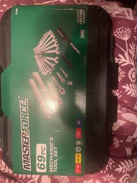 2379940 Masterforce Control Drive 1/4 Inch And 3/8 Sae/metric Mechanics Tool Set - 69 Piece