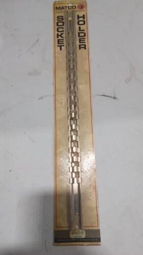 Shml38-r Matco Tools Sh38 3/8 Inch Drive 28 Slot Socket Holder Magnetic New Condition