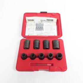 Tss9a Matco Tools 9-piece 3/8 Inch Drive Twist Socket Bolt Extractor Set