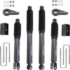 Lu35pv  Maxpeedingrods 1.5-2 Inch Leveling Lift Kit With Shocks For Chevy Silverado/gmc Sierra