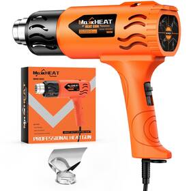 Mhg1800 Maxxheat Heat Gun - Dual Protection Fuses 1800w Heavy Duty Hot Air 2 Temperature S