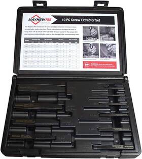 May-37345 Mayhew Tools Screw Extractor Set - 10 Piece