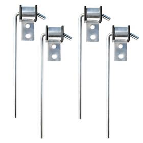 Sl0156 Mcsdfn 4 Pcs Exhaust Hanger Rod Heavy Duty Universal Use Muffler With Ru