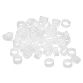 Mea220113ee0558 Meccanixity Silicone Rubber Bands Rings 100pcs Non-slip 10mm Dia 1mm Thick 5m