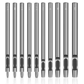Rhp0010 Medoga 10pcs Leather Hole Punch Cutter 0.5mm-5mm Working Tools For W