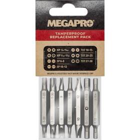Megapro 831044006266 Replacement Bit Set For Tamperproof 15-in-1 Screwdriver