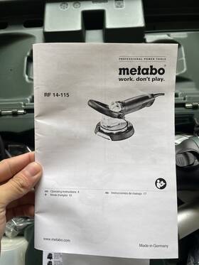 14-115 Metabo Rf 4.5 Inch Renovation Mill