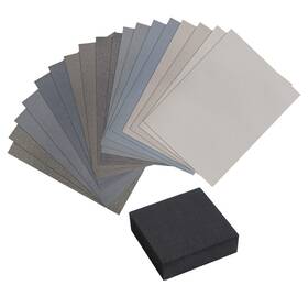 3kwood Micro-mesh 19 Piece Woodworkers Pack With 18 Abrasive 3 Inch By 6 Sheets And A Foam