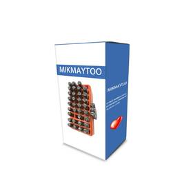 Mikmaytoo 750743705464 37-piece Number And Capital Letter Stamp Set A-z 0-9 Love Punch Perfect F