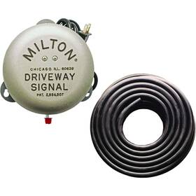 Miltons Bells 030937331144 Milton Ins Driveway Bell Kit With 25 Signal Hose Durable Ri