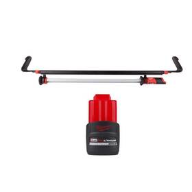 2125-20-48-11-2425 Milwaukee Adjustable Led Underhood Light 12v Li-ion Cordless With 2.5 Ah Battery