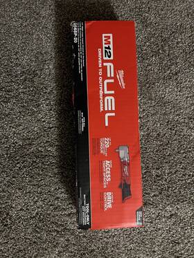 2565p-20 Milwaukee M12 1/2 Inch Right Angle Impact Wrench With Pin Detent
