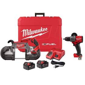 2729-22-2904-20 Milwaukee Saws 18-v Lithium-ion Cordless Deep Cut Band Saw With Two 5.0ah Batteries