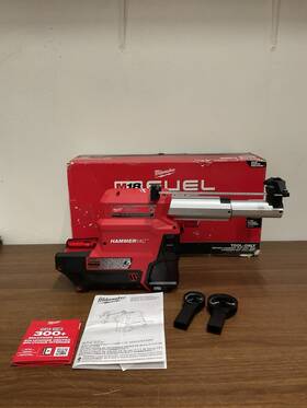 2915-de Milwaukee M18 Fuel Hammervac 1-1/8 Inch Dedicated Dust Extractor - Tool Only