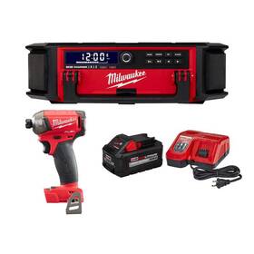 2950-20-2760-20-48-59-1880 Milwaukee M18 18-volt Lithium-ion Cordless Packout Radio/speaker With Built-in Charger And