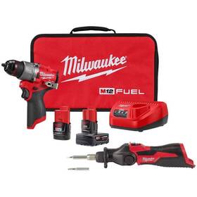 3404-22-2488-20 Milwaukee Hammer Drills M12 Fuel 12v Lithium-ion Brushless Cordless 1/2 Inch