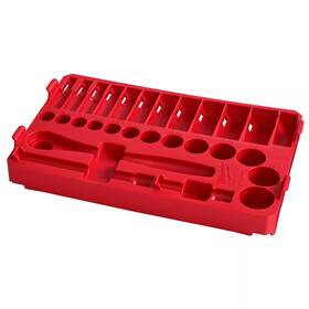 Milwaukee 445024729750 Sae Packout Tray For 3/8 Inch Ratchet And Socket Accessory Kit