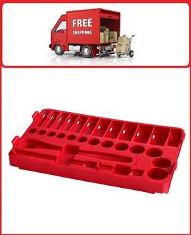 Milwaukee 445041521511 Sae Packout Tray For 3/8 Inch Ratchet And Socket Accessory Kit